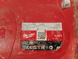 a sticker on the back of a red truck