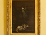 une image d'un tableau sur le mur d'une pièce