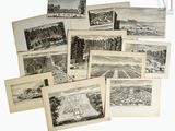 de nombreuses photos d'un ensemble de vieux bâtiments et d'édifices
