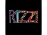 the word rizz written in colorful letters on a black background