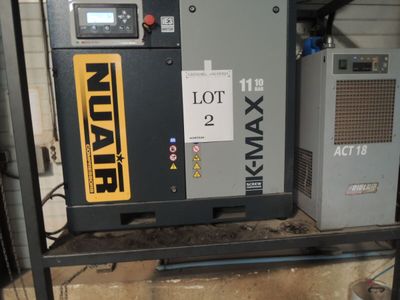 1 compresseur FINI NUAIR type KMAX1110, n° 5357540001 de 202…