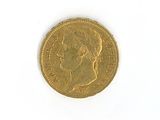 an image of a gold coin on a white surface