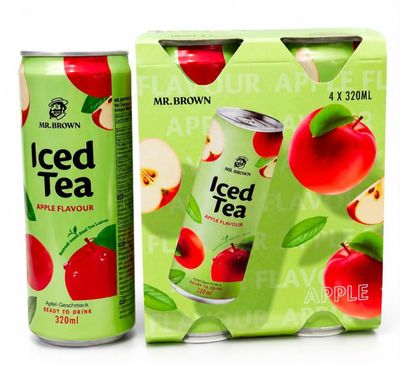 Thé glacé Mr Brown, saveur pomme