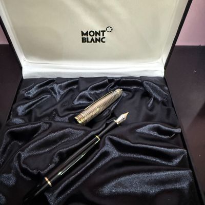 Coffret stylo à plume MONTBLANC MeisterStuck argent vermeill…