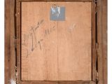 an image of a picture of a piece of wood with writing on it