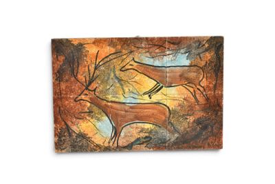une image d'un tableau sur le mur d'une pièce