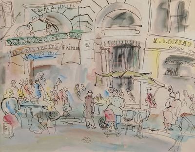 Ecole du XXème siècle. Dans le style de Charles Bégo