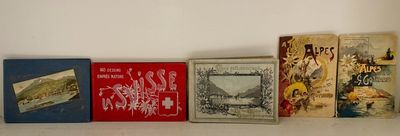 MONTAGNE et SUISSE. Ensemble 16 ouvrages en 17 volumes. NAC …