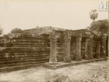 a black and white photo of an old building