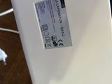 a close up of a white box on a table