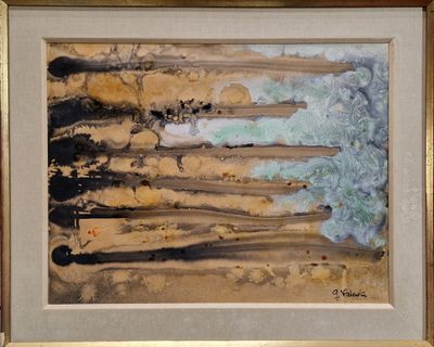 a picture of a picture of a painting on the wall