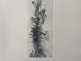 une image d'un dessin en noir et blanc d'un arbre