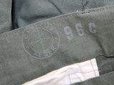 a close up of the back of a military uniform