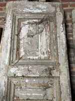 Double portes en chêne mouluré et laqué, de type Haussmanien… (photo 2)