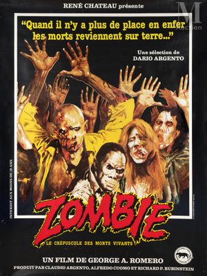 a movie poster for the film zombie