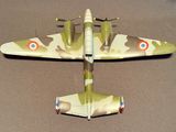 a model of a plane that is on a table