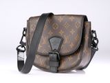 Sac à bandoulière Louis Vuitton en toile Monogram marron