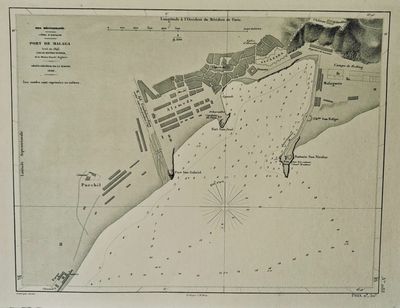 une vieille carte d'une ville au bord d'un lac