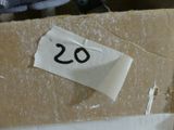 a piece of paper that has been placed on top of a box