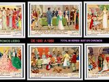 plusieurs photos issues d'une série représentant des personnes vêtues de costumes d'époque