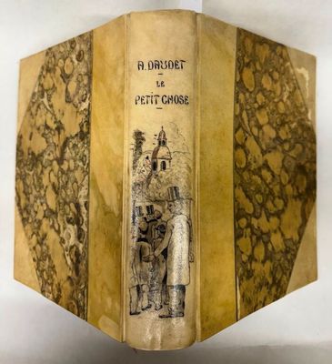 un vieux livre avec l'image d'un homme et d'une femme