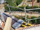 vue d'un chantier depuis le sommet d'un immeuble