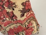 a close up of a piece of fabric on a table