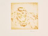 an image of a drawing of a woman in a scarf