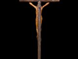 a wooden crucif with a cross on top of it