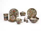 an image of a group of chinese porcelain dishes and cups