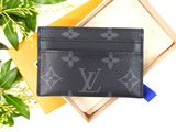 louis vuitton card case in black