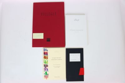 B. Ensemble de quatre ouvrages : - VILLEGLE (Jacques) & FELG…