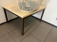 deux tables en stratifié beige, 160x80 (photo 2)