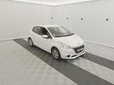 a picture of a white car parked in a garage