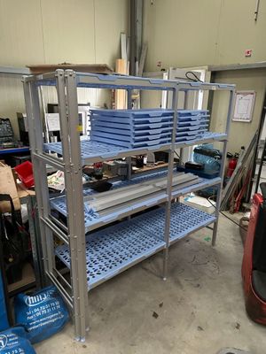 lot d'étagères de chambre froide - Photo 1
