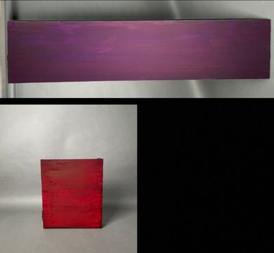 Paul RAGUENES (1964). Monochrome bordeaux, 2002