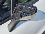 an image of a side view mirror of a car