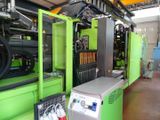 a machine that is sitting inside of a building