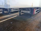 a truck that is parked on the side of the road