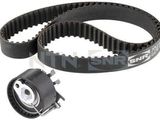 une paire de courroies de distribution pour une moto