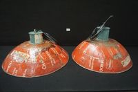 2 suspensions en métal recyclé - diamètre : 55 cm