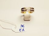 an image of a gold ring with diamonds and a price tag