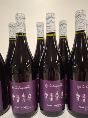 26 Bouteilles DE Syrah Rouge 2024 Pays d’Oc Les Indomptables
