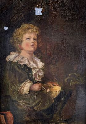 Anonyme français fin XVIIIe huile sur toile