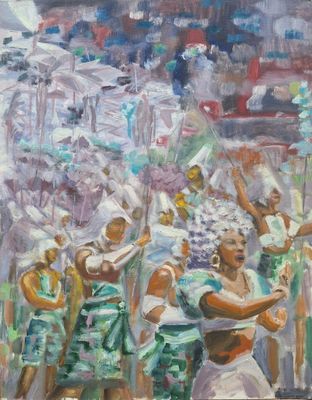 Guy VANBELLE (1931-2008) Fête brésilienne, 1987-1988