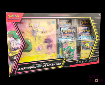 une boîte de jouets Pokémon exposée