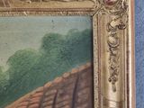 a picture of a painting on the wall of a house