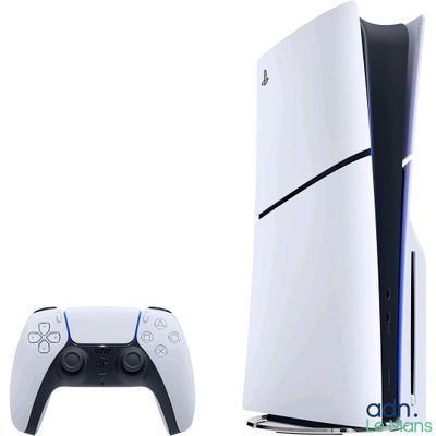a video game console and a game controller next to each other