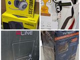 quatre photos différentes d'une boîte sur laquelle est posé un casque audio