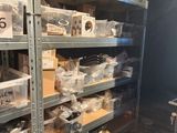 many shelves with many different types of electronics on them